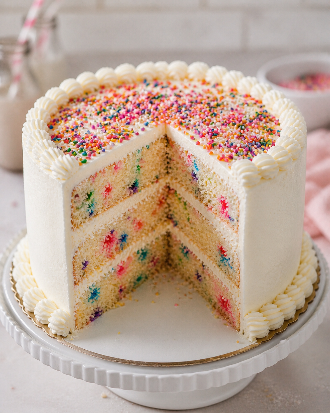 Stunning Sprinkle Cake