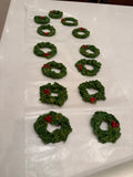 Christmas wreath cookies