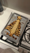 Nutella bread Christmas tree