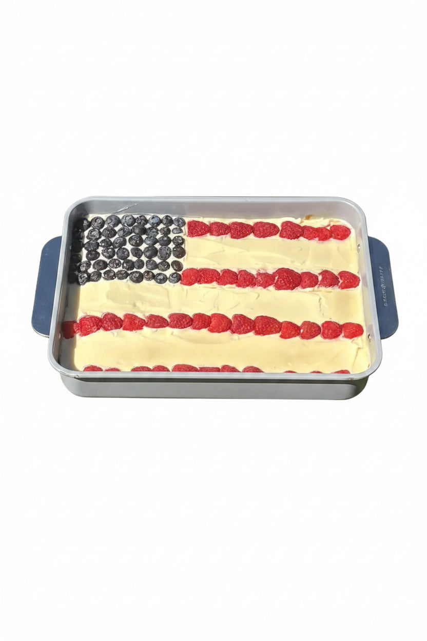 American flag cake